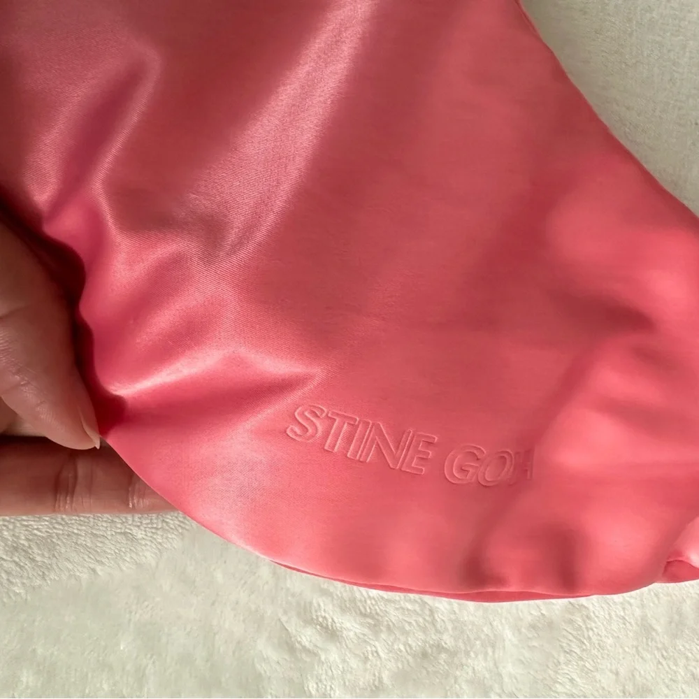 STINE GOYA Julius 1640 Pink Satin hobo bag